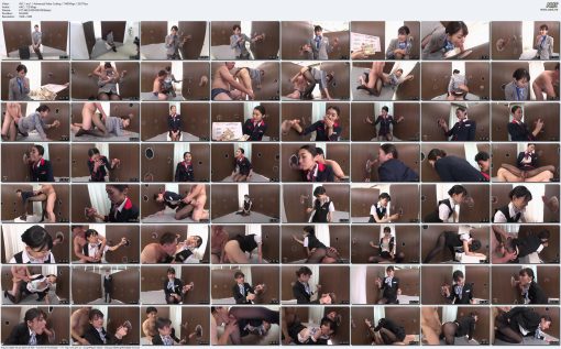 DVDMS-340 一般男女モニタリングAV しごいてしゃぶってヌキまくり！大手航空会社勤務の憧れのキャビンアテンダントが無数に生えた壁ち○ぽの即ヌキに挑戦！フル勃起ち○ぽに囲まれ恥じらいながらもオマ○コが濡れてしまった黒パンスト美脚CAはザーメンまみれでノンストップ射精SEX！… - 画像 (3)