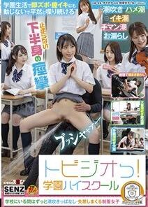SDDE-664 トビジオっ！ 学園ハイスクール 学校にいる間はずっと潮吹きっぱなし・失禁しまくる制服女子